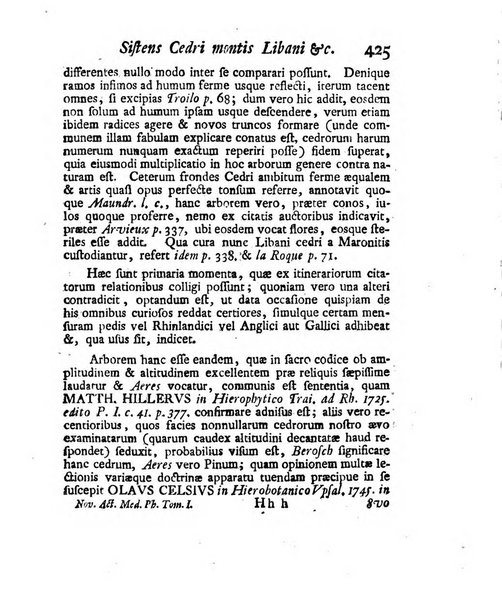 Nova acta physico-medica Academiae caesareae lepoldino-carolinae naturae curiosorum exhibentia ephemerides sive observationes historias et experimenta a celeberrimis Germaniae et exterarum regionum viris habita et communicata..