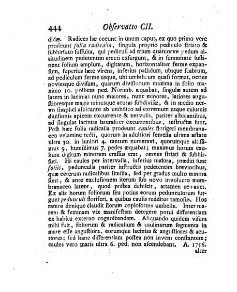 Nova acta physico-medica Academiae caesareae lepoldino-carolinae naturae curiosorum exhibentia ephemerides sive observationes historias et experimenta a celeberrimis Germaniae et exterarum regionum viris habita et communicata..