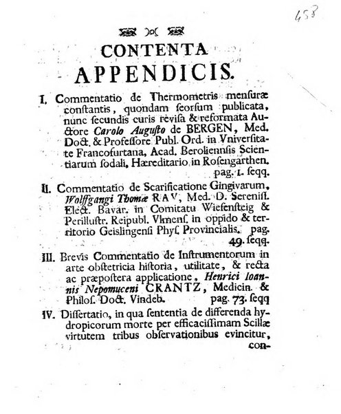 Nova acta physico-medica Academiae caesareae lepoldino-carolinae naturae curiosorum exhibentia ephemerides sive observationes historias et experimenta a celeberrimis Germaniae et exterarum regionum viris habita et communicata..