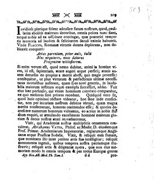 Nova acta physico-medica Academiae caesareae lepoldino-carolinae naturae curiosorum exhibentia ephemerides sive observationes historias et experimenta a celeberrimis Germaniae et exterarum regionum viris habita et communicata..