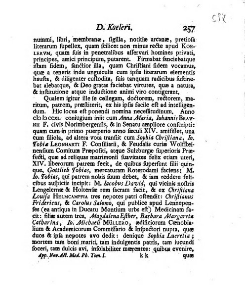 Nova acta physico-medica Academiae caesareae lepoldino-carolinae naturae curiosorum exhibentia ephemerides sive observationes historias et experimenta a celeberrimis Germaniae et exterarum regionum viris habita et communicata..