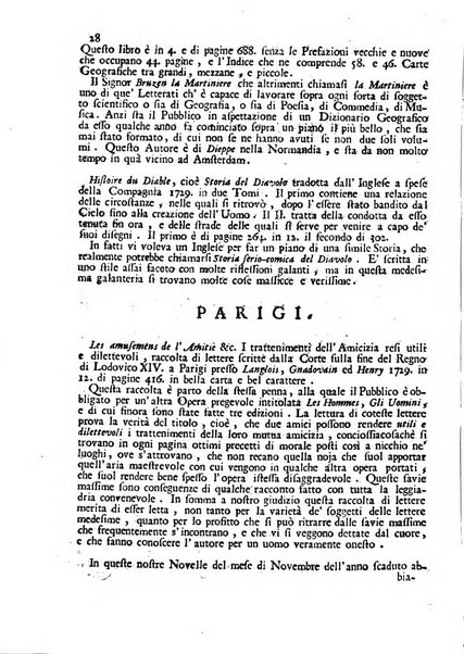 Novelle della Repubblica delle lettere dell'anno ..., pubblicate sotto gli auspizj di sua eccellenza ...