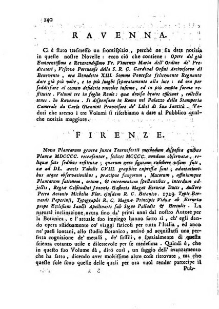 Novelle della Repubblica delle lettere dell'anno ..., pubblicate sotto gli auspizj di sua eccellenza ...