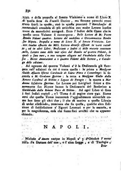 Novelle della Repubblica delle lettere dell'anno ..., pubblicate sotto gli auspizj di sua eccellenza ...