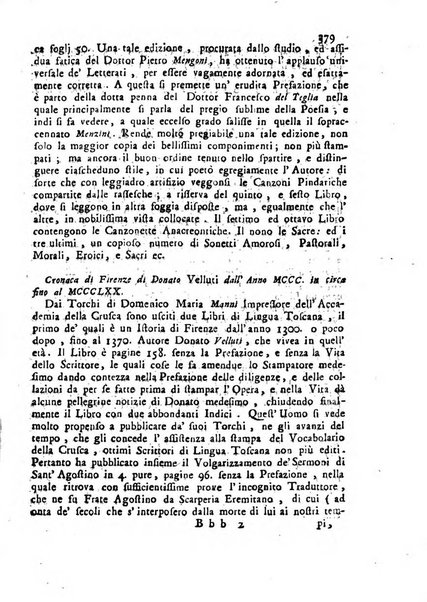 Novelle della Repubblica delle lettere dell'anno ..., pubblicate sotto gli auspizj di sua eccellenza ...