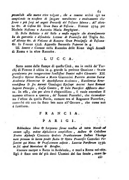 Novelle della Repubblica delle lettere dell'anno ..., pubblicate sotto gli auspizj di sua eccellenza ...