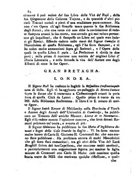 Novelle della Repubblica delle lettere dell'anno ..., pubblicate sotto gli auspizj di sua eccellenza ...