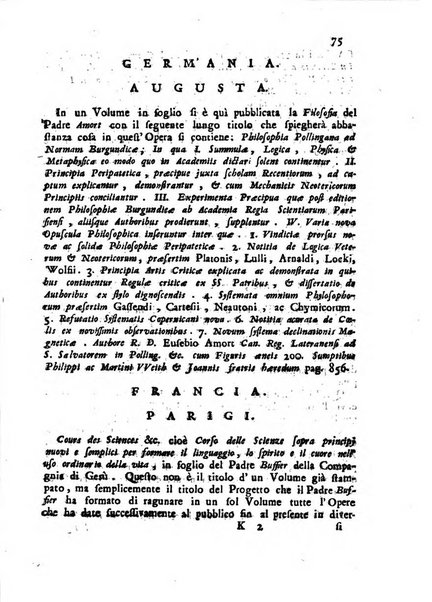 Novelle della Repubblica delle lettere dell'anno ..., pubblicate sotto gli auspizj di sua eccellenza ...