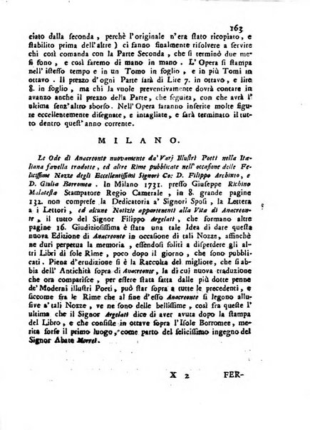 Novelle della Repubblica delle lettere dell'anno ..., pubblicate sotto gli auspizj di sua eccellenza ...