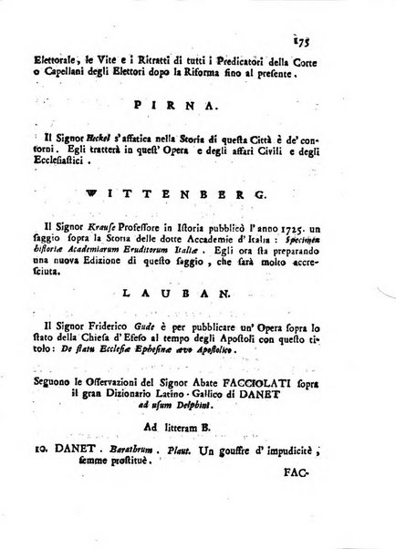 Novelle della Repubblica delle lettere dell'anno ..., pubblicate sotto gli auspizj di sua eccellenza ...