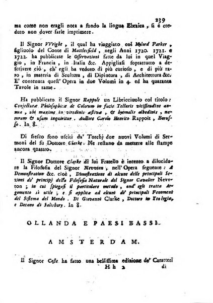 Novelle della Repubblica delle lettere dell'anno ..., pubblicate sotto gli auspizj di sua eccellenza ...