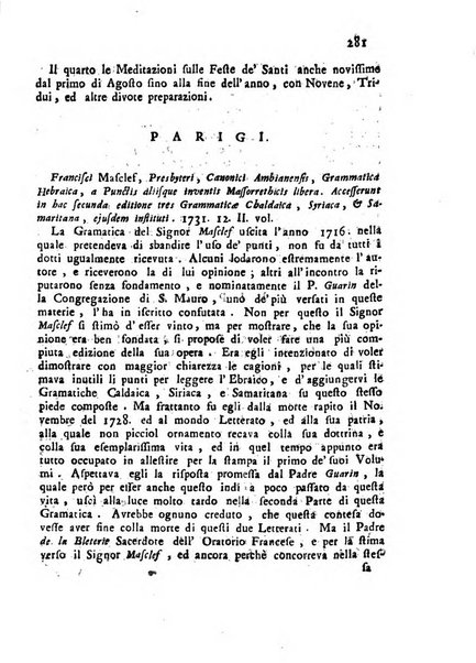 Novelle della Repubblica delle lettere dell'anno ..., pubblicate sotto gli auspizj di sua eccellenza ...