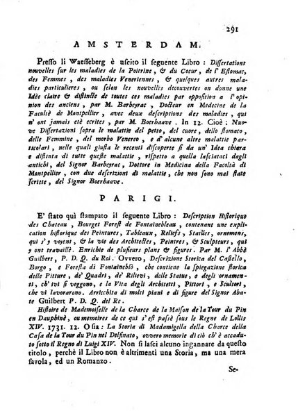 Novelle della Repubblica delle lettere dell'anno ..., pubblicate sotto gli auspizj di sua eccellenza ...