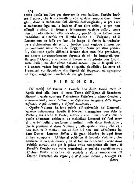 Novelle della Repubblica delle lettere dell'anno ..., pubblicate sotto gli auspizj di sua eccellenza ...