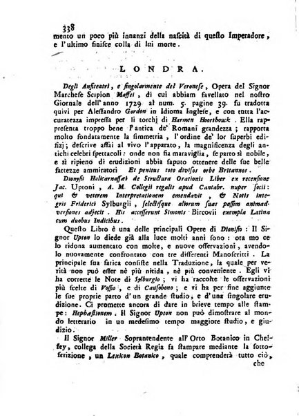 Novelle della Repubblica delle lettere dell'anno ..., pubblicate sotto gli auspizj di sua eccellenza ...