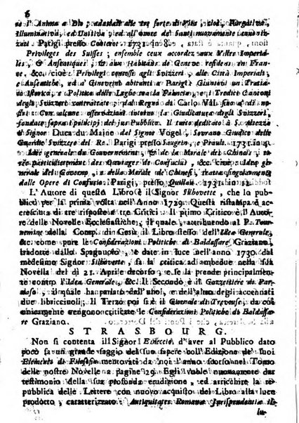 Novelle della Repubblica delle lettere dell'anno ..., pubblicate sotto gli auspizj di sua eccellenza ...