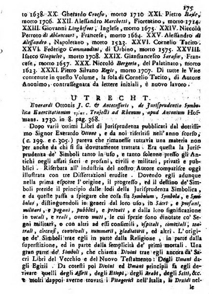 Novelle della Repubblica delle lettere dell'anno ..., pubblicate sotto gli auspizj di sua eccellenza ...