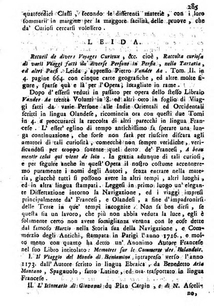 Novelle della Repubblica delle lettere dell'anno ..., pubblicate sotto gli auspizj di sua eccellenza ...