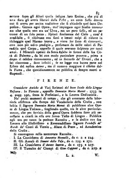 Novelle della Repubblica delle lettere dell'anno ..., pubblicate sotto gli auspizj di sua eccellenza ...