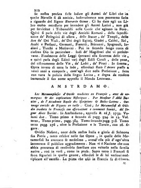 Novelle della Repubblica delle lettere dell'anno ..., pubblicate sotto gli auspizj di sua eccellenza ...