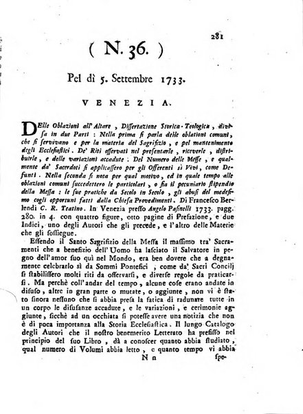 Novelle della Repubblica delle lettere dell'anno ..., pubblicate sotto gli auspizj di sua eccellenza ...