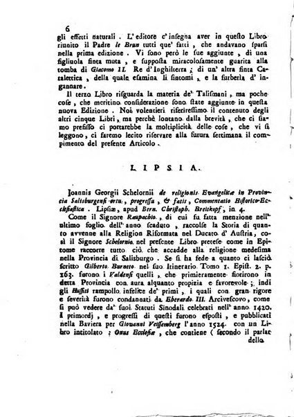 Novelle della Repubblica delle lettere dell'anno ..., pubblicate sotto gli auspizj di sua eccellenza ...