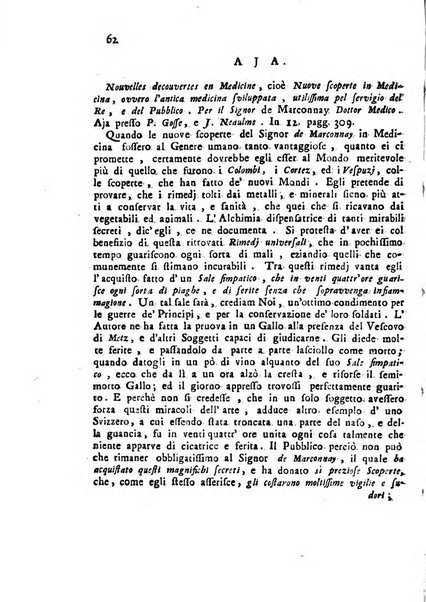 Novelle della Repubblica delle lettere dell'anno ..., pubblicate sotto gli auspizj di sua eccellenza ...