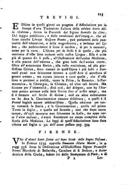 Novelle della Repubblica delle lettere dell'anno ..., pubblicate sotto gli auspizj di sua eccellenza ...