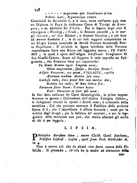 Novelle della Repubblica delle lettere dell'anno ..., pubblicate sotto gli auspizj di sua eccellenza ...