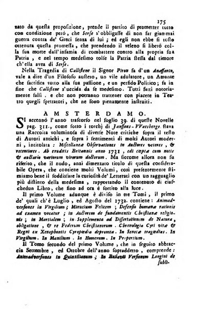 Novelle della Repubblica delle lettere dell'anno ..., pubblicate sotto gli auspizj di sua eccellenza ...