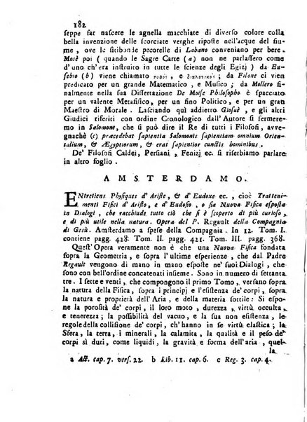 Novelle della Repubblica delle lettere dell'anno ..., pubblicate sotto gli auspizj di sua eccellenza ...