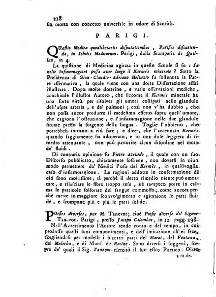 Novelle della Repubblica delle lettere dell'anno ..., pubblicate sotto gli auspizj di sua eccellenza ...