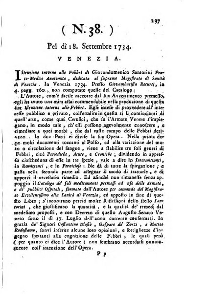 Novelle della Repubblica delle lettere dell'anno ..., pubblicate sotto gli auspizj di sua eccellenza ...