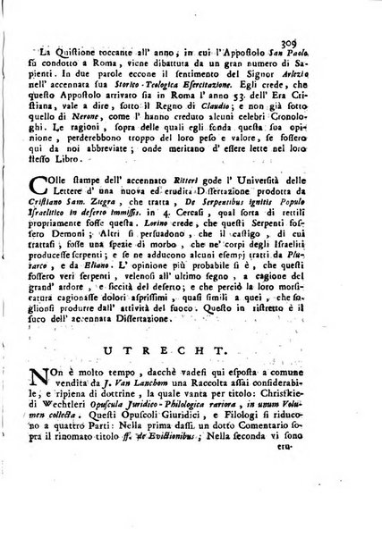 Novelle della Repubblica delle lettere dell'anno ..., pubblicate sotto gli auspizj di sua eccellenza ...