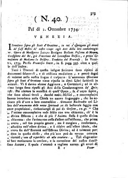 Novelle della Repubblica delle lettere dell'anno ..., pubblicate sotto gli auspizj di sua eccellenza ...