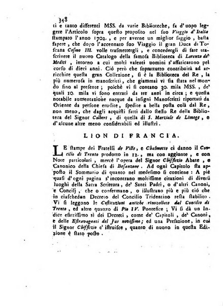 Novelle della Repubblica delle lettere dell'anno ..., pubblicate sotto gli auspizj di sua eccellenza ...