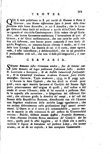 Novelle della Repubblica delle lettere dell'anno ..., pubblicate sotto gli auspizj di sua eccellenza ...