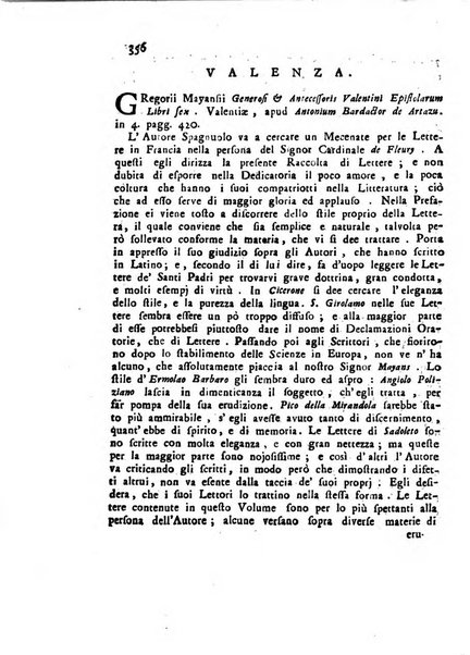 Novelle della Repubblica delle lettere dell'anno ..., pubblicate sotto gli auspizj di sua eccellenza ...