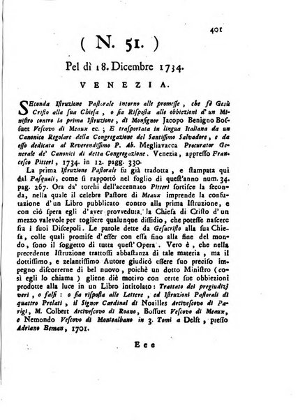 Novelle della Repubblica delle lettere dell'anno ..., pubblicate sotto gli auspizj di sua eccellenza ...