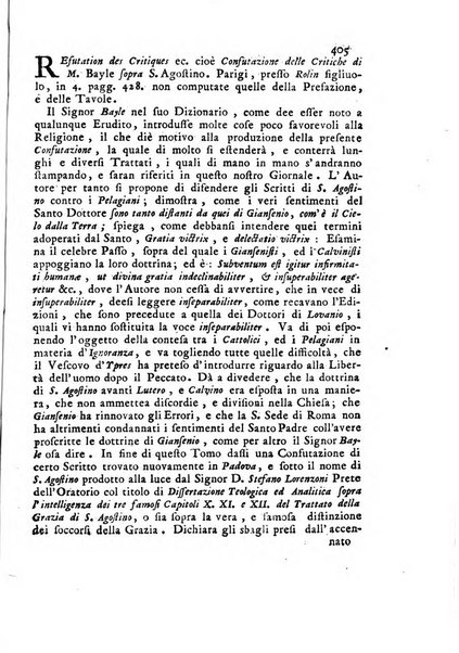 Novelle della Repubblica delle lettere dell'anno ..., pubblicate sotto gli auspizj di sua eccellenza ...