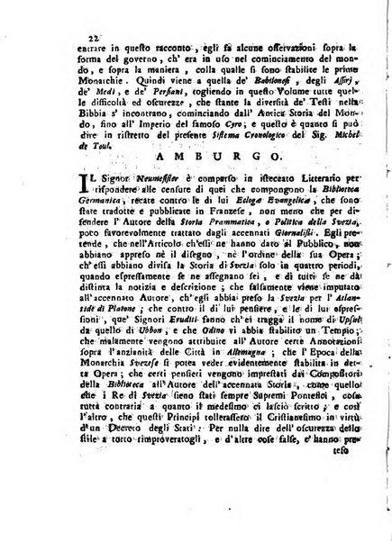 Novelle della Repubblica delle lettere dell'anno ..., pubblicate sotto gli auspizj di sua eccellenza ...