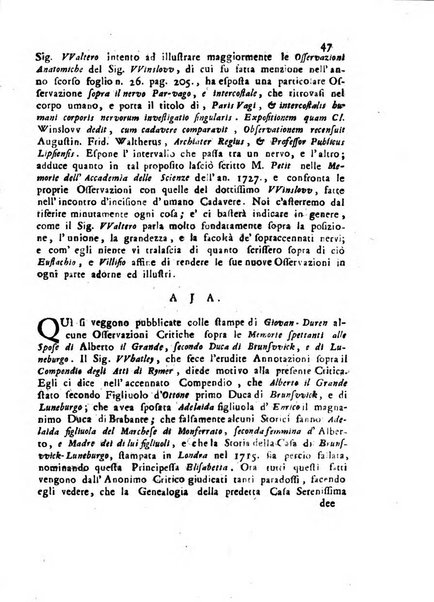 Novelle della Repubblica delle lettere dell'anno ..., pubblicate sotto gli auspizj di sua eccellenza ...