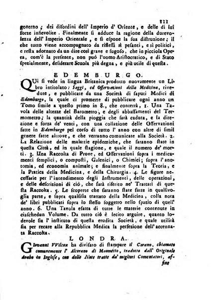 Novelle della Repubblica delle lettere dell'anno ..., pubblicate sotto gli auspizj di sua eccellenza ...