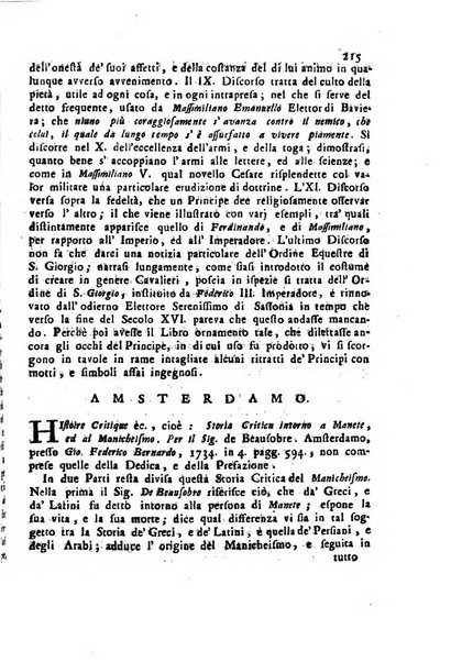 Novelle della Repubblica delle lettere dell'anno ..., pubblicate sotto gli auspizj di sua eccellenza ...