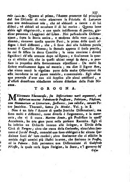 Novelle della Repubblica delle lettere dell'anno ..., pubblicate sotto gli auspizj di sua eccellenza ...