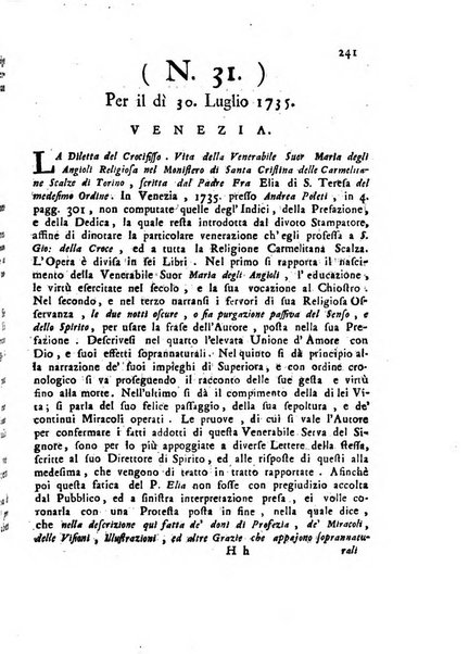 Novelle della Repubblica delle lettere dell'anno ..., pubblicate sotto gli auspizj di sua eccellenza ...