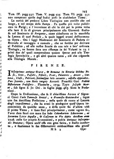 Novelle della Repubblica delle lettere dell'anno ..., pubblicate sotto gli auspizj di sua eccellenza ...