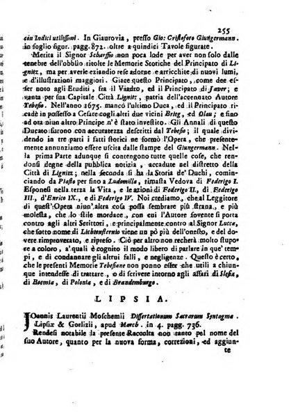 Novelle della Repubblica delle lettere dell'anno ..., pubblicate sotto gli auspizj di sua eccellenza ...