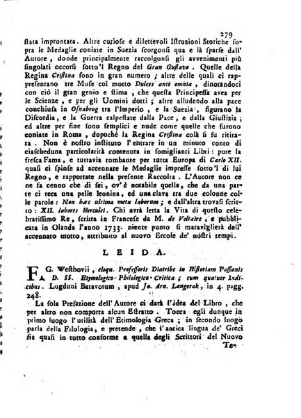 Novelle della Repubblica delle lettere dell'anno ..., pubblicate sotto gli auspizj di sua eccellenza ...