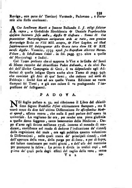 Novelle della Repubblica delle lettere dell'anno ..., pubblicate sotto gli auspizj di sua eccellenza ...